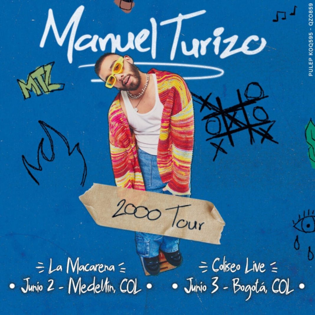 ¡Manuel Turizo en concierto! Se presentará en Bogotá