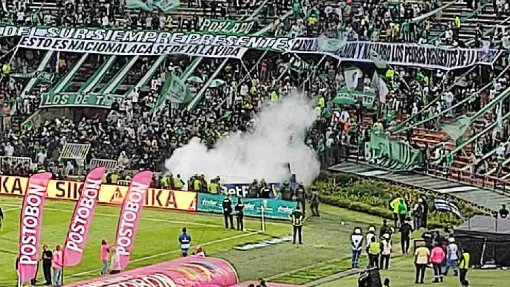 Disturbios en el partido del Nacional