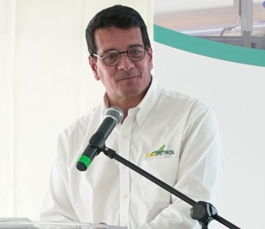 Felipe Bayón, saliente presidente de Ecopetrol, en un evento de Bogotá de marzo de 2023