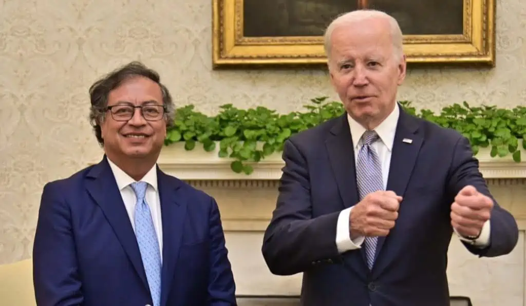 Los detalles de la reunión entre Gustavo Petro y Joe Biden Reunión de Gustavo Petro y Joe Biden en la Casa Blanca este 20 de abril de 2023
