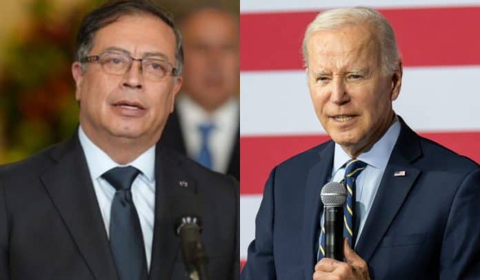 Presidentes de Colombia y EE. UU., Gustavo Petro y Joe Biden