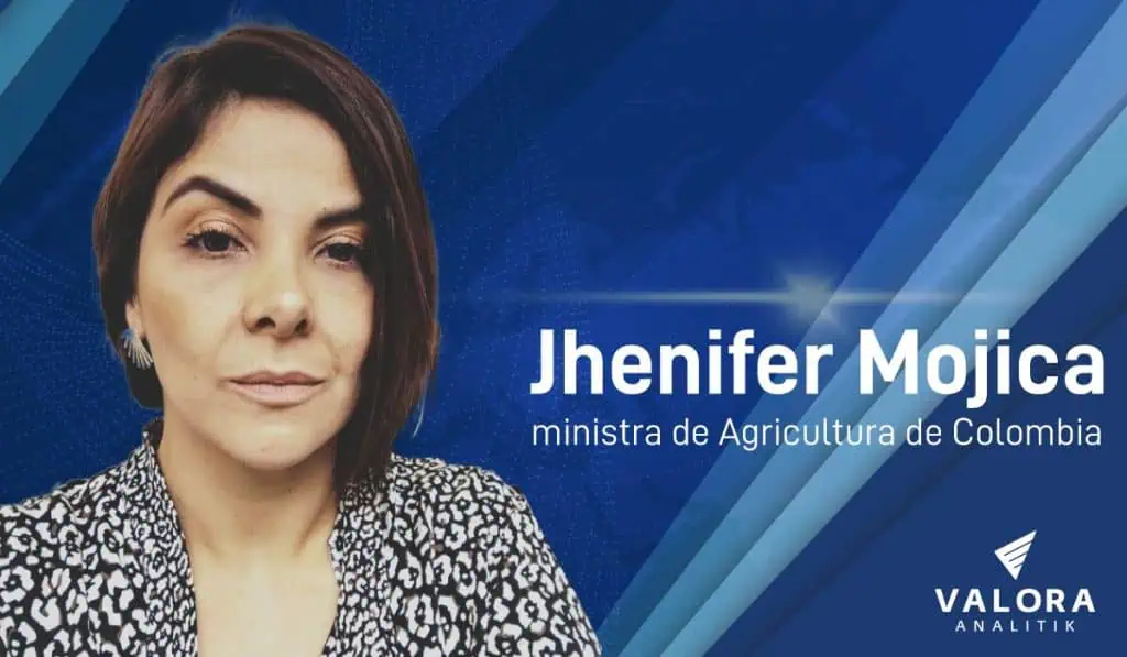 Jhenifer Mojica Flórez es la nueva ministra de Agricultura de Colombia Jhenifer Mojica, ministra de Agricultura