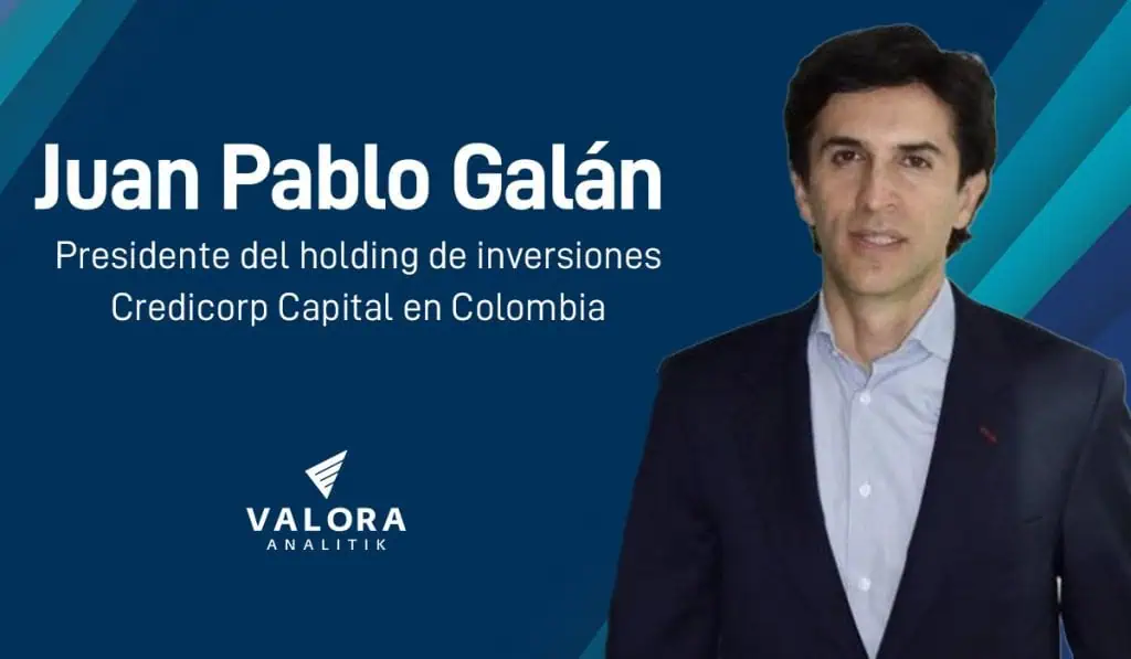 Credicorp Capital Colombia tendrá nuevo presidente; Juan Pablo Galán irá a cargo regional Juan Pablo Galán, presidente del holding de inversiones Credicorp Capital en Colombia