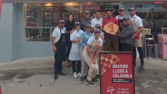 Pizzería Sbarro en Colombia