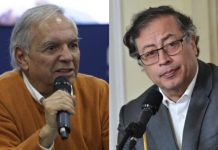 Ricardo Bonilla, ministro de Hacienda, y Gustavo Petro, presidente de Colombia hablan de la economía colombiana