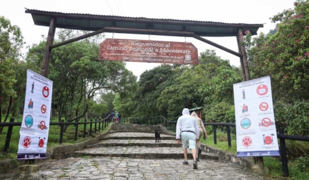 Estos días el sendero de Monserrate no estará habilitado