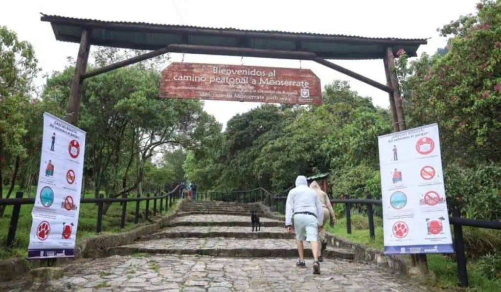 Así será la Semana Santa en Monserrate Estos días el sendero de Monserrate no estará habilitado