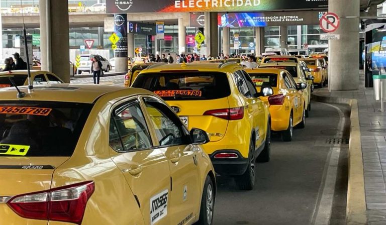Paro de taxistas en Bogotá