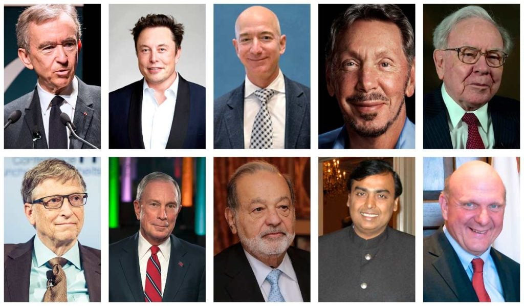 Forbes revela la lista de los hombres y mujeres más ricos del mundo