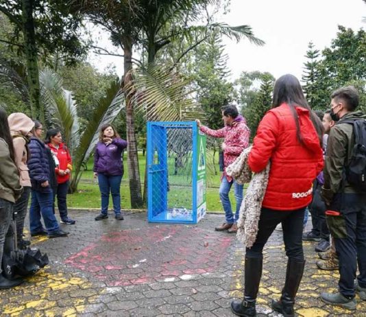 Reciclaje Parque Simón Bolívar en Bogotá