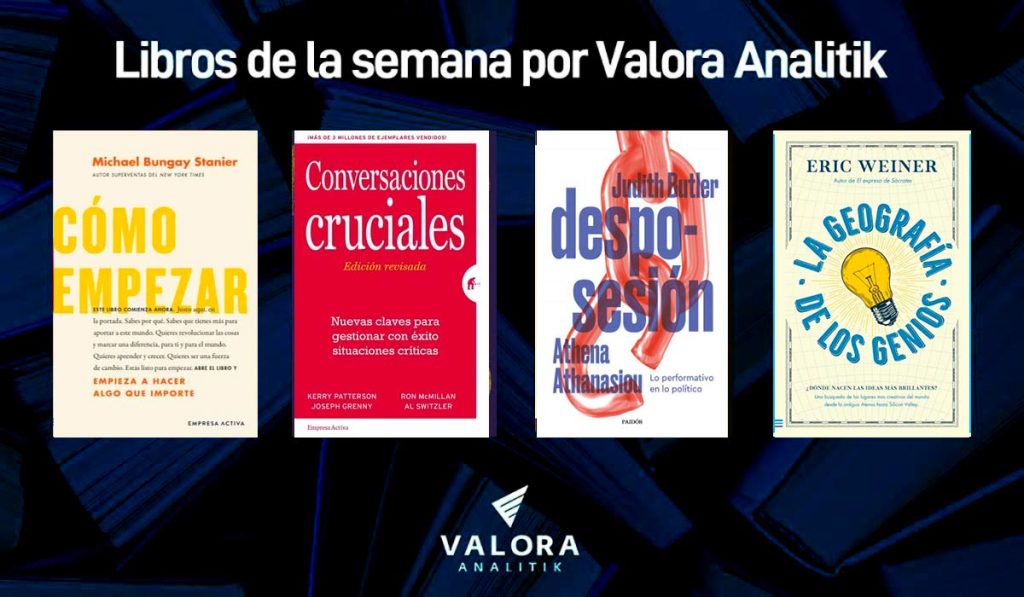 Estos son los libros recomendados de la semana por Valora Analitik.