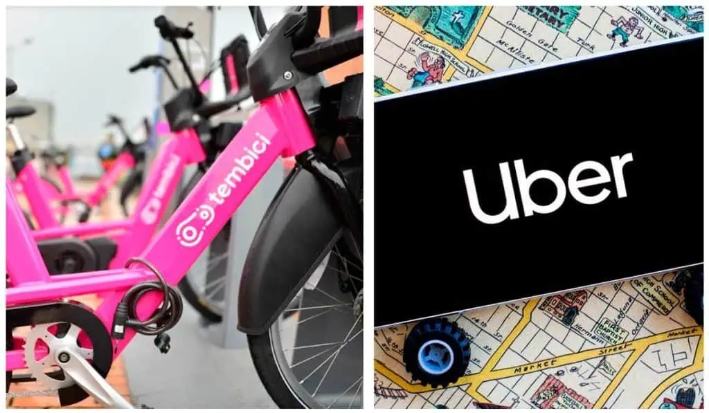 Bicicletas compartidas podrán pedirse por Uber Alianza Uber y Tembici