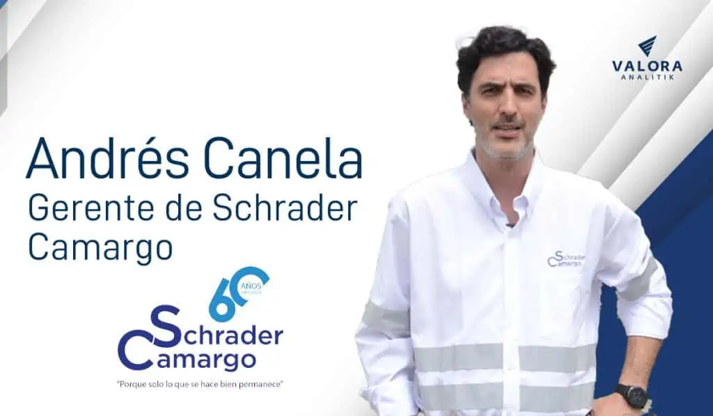 Constructora Schrader Camargo rechaza acusaciones por Hidroituango; prevé aumento de ventas y productividad en 2023 Andrés Canela, gerente de Schrader Camargo