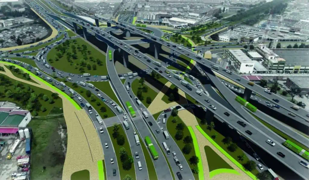 Contratista del metro de Bogotá estaría interesado en otra megaobra de $1,3 billones Render de la nueva Calle 13 en Bogotá