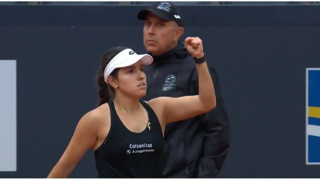 Camila Osorio venció a una campeona de Grand Slam en su debut y avanza a segunda ronda en Indian Wells Camila Osorio, tenista colombiana.