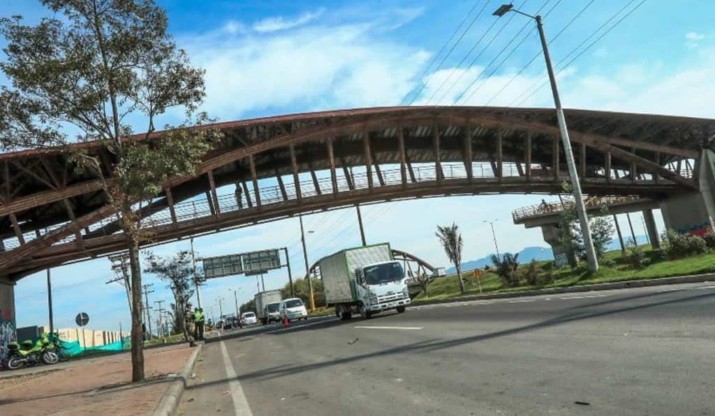 La entrada a Bogotá por la Calle 80 seguirá funcionando en flujo libre, es decir, sin semáforos o detenciones. Foto: Secretaría de Movilidad