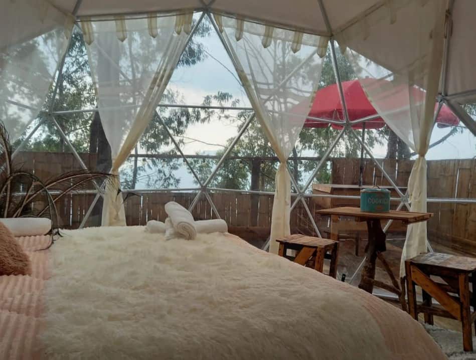 Imagen muestra cómo es un Glamping en Colombia