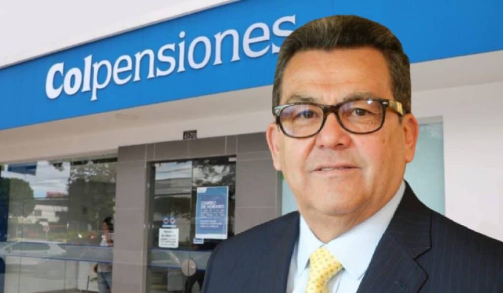 Jaime Dussán y fachada de Colpensiones