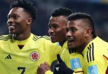 Jugadores de la Selección Colombia Sub-20