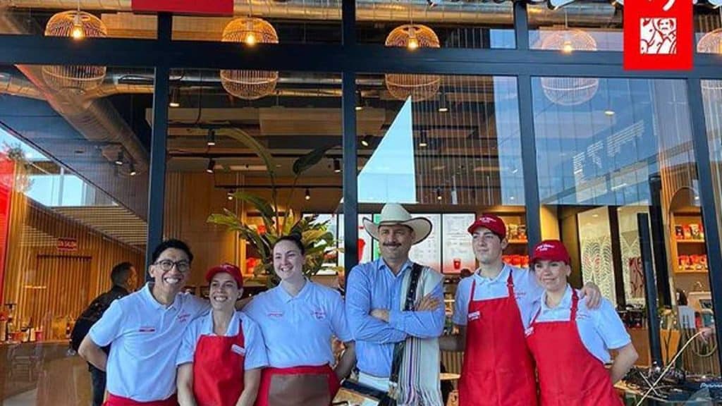 Apertura de la nueva tienda de Juan Valdez en España. Está ubicada en las Torres Caleido de Madrid.