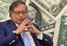 Gustavo Petro y dólar en Colombia