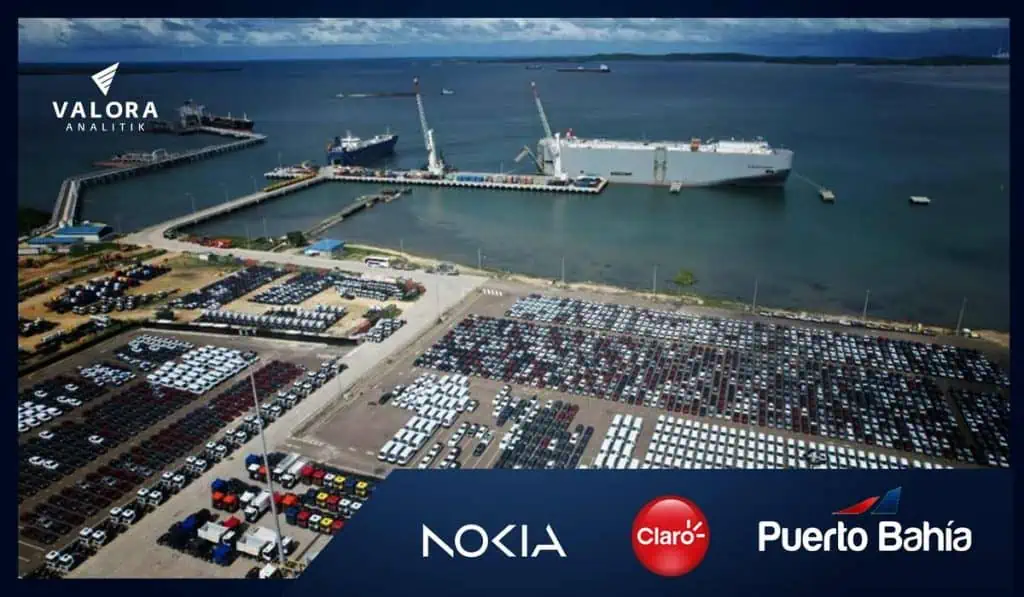 Claro y Nokia ponen en marcha primera red privada LTE de grado industrial en Puerto Bahía, Cartagena Alianza entre Claro, Nokia y Puerto Bahía