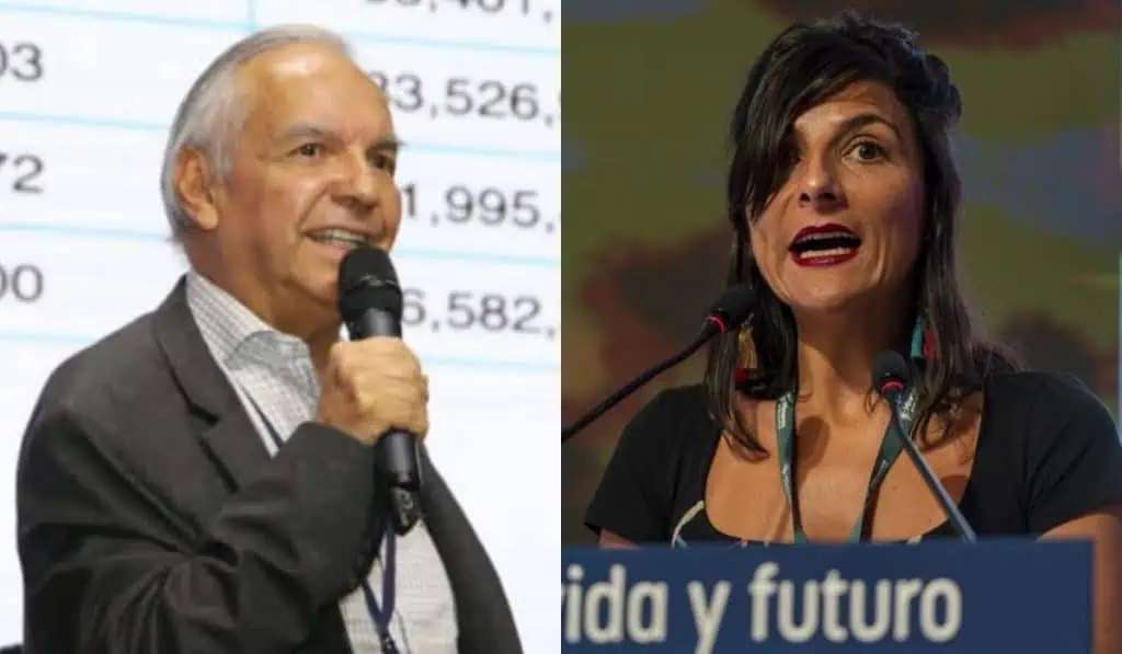 El mensaje que Ricardo Bonilla le mandó a la ministra Irene Vélez Ricardo Bonilla e Irene Vélez
