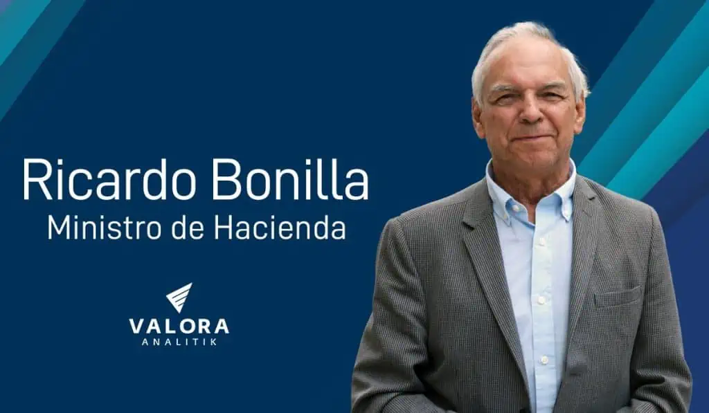 Cerca de 100 elementos estarán atados al UVB en Colombia para 2024 ¿Cuáles son? Ricardo Bonilla, ministro de Hacienda. Federación de Cafeteros