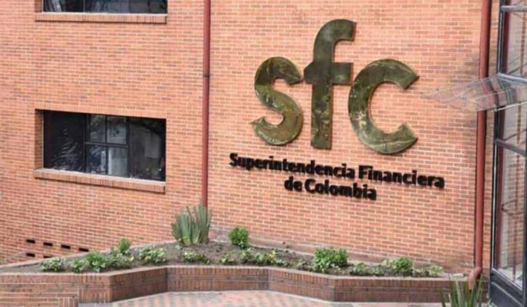 Fachada de la Superintendencia Financiera de Colombia