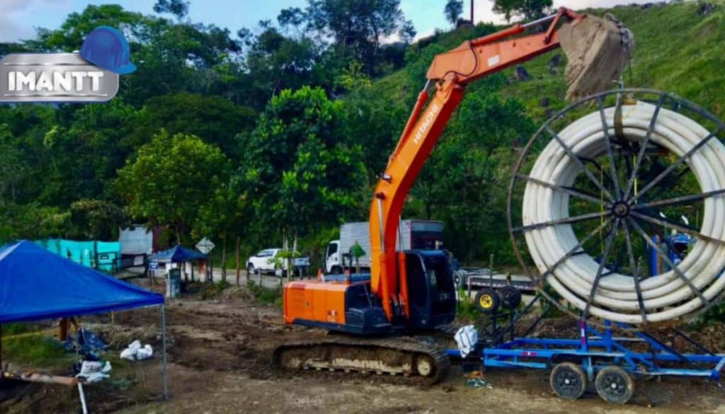 tubería flexible  para abastecer de gas al suroccidente de Colombia