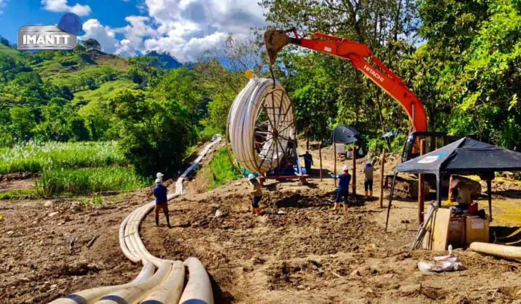 Esta es la tubería flexible que ayudará a solucionar emergencia de gas en suroccidente de Colombia Tubería flexible se instala por desabastecimiento de gas