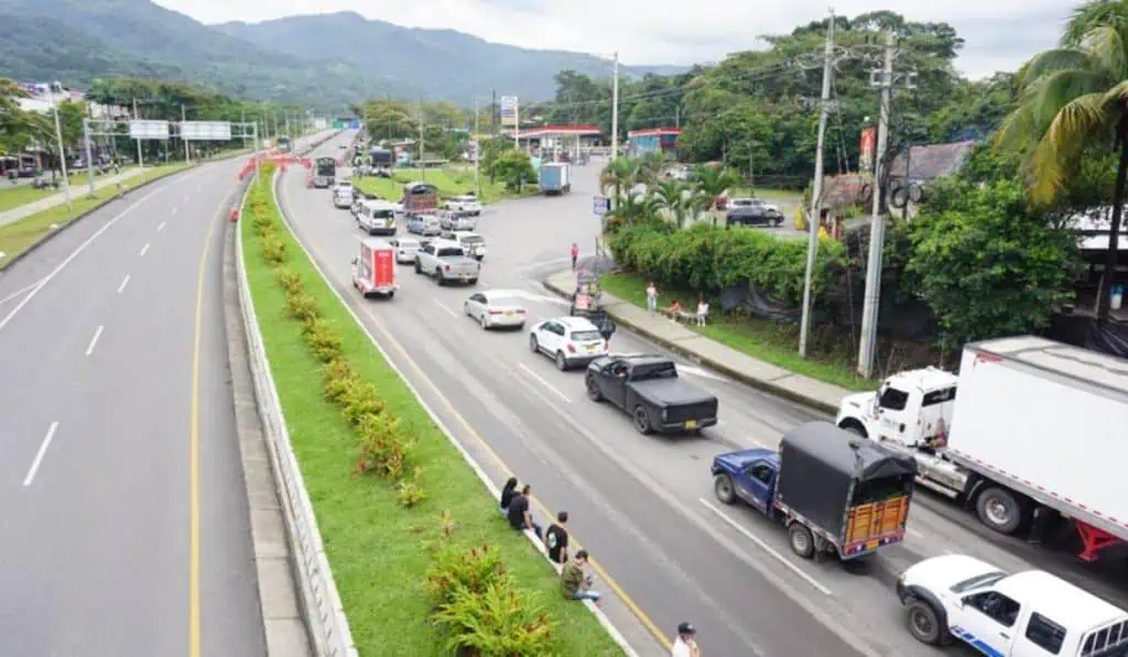 ¿Cuáles son las megavías que va a construir el gobierno Petro en Colombia? Vía en Villavicencio, Meta