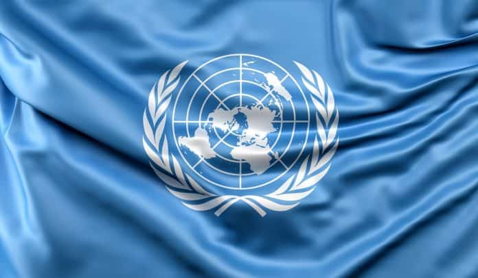 Bandera de las Naciones Unidas ONU