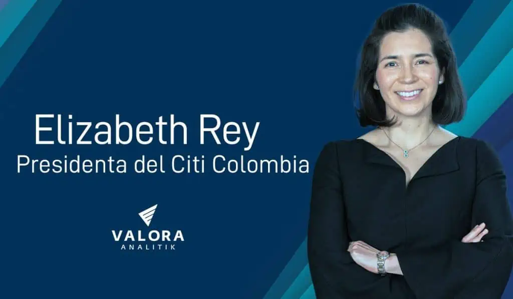 Elizabeth Rey es la nueva presidenta de Citi en Colombia Presidenta de Citi en Colombia.