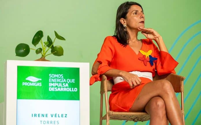 Ministra de Minas y Energía de Colombia, Irene Vélez, sobre reservas de gas