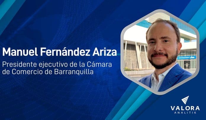 Manuel Fernández Ariza, presidente ejecutivo de la Cámara de Comercio de Barranquilla Manuel Fernández Ariza, presidente ejecutivo de la Cámara de Comercio de Barranquilla