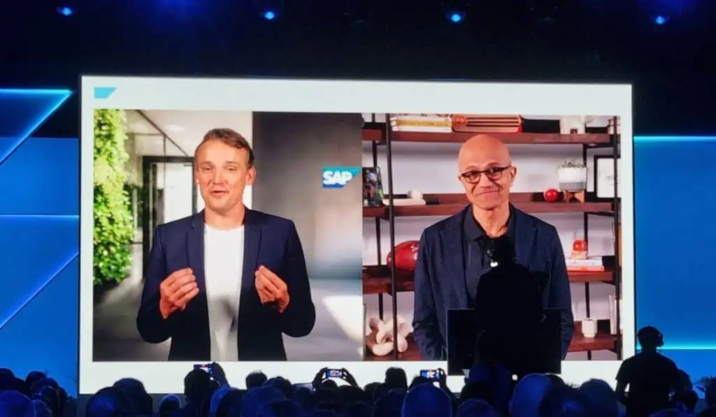 SAP y Microsoft crecen alianza: nuevos desarrollos en inteligencia artificial para empresas SAP Sapphire