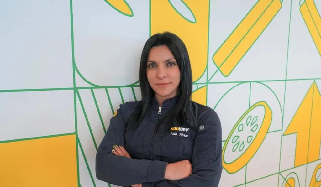 Colombiana decidirá cuál es el menú de Subway para Latinoamérica Ada Duque, nueva Directora Culinaria y de Innovación para Subway Latinoamérica. Foto: suministrada.