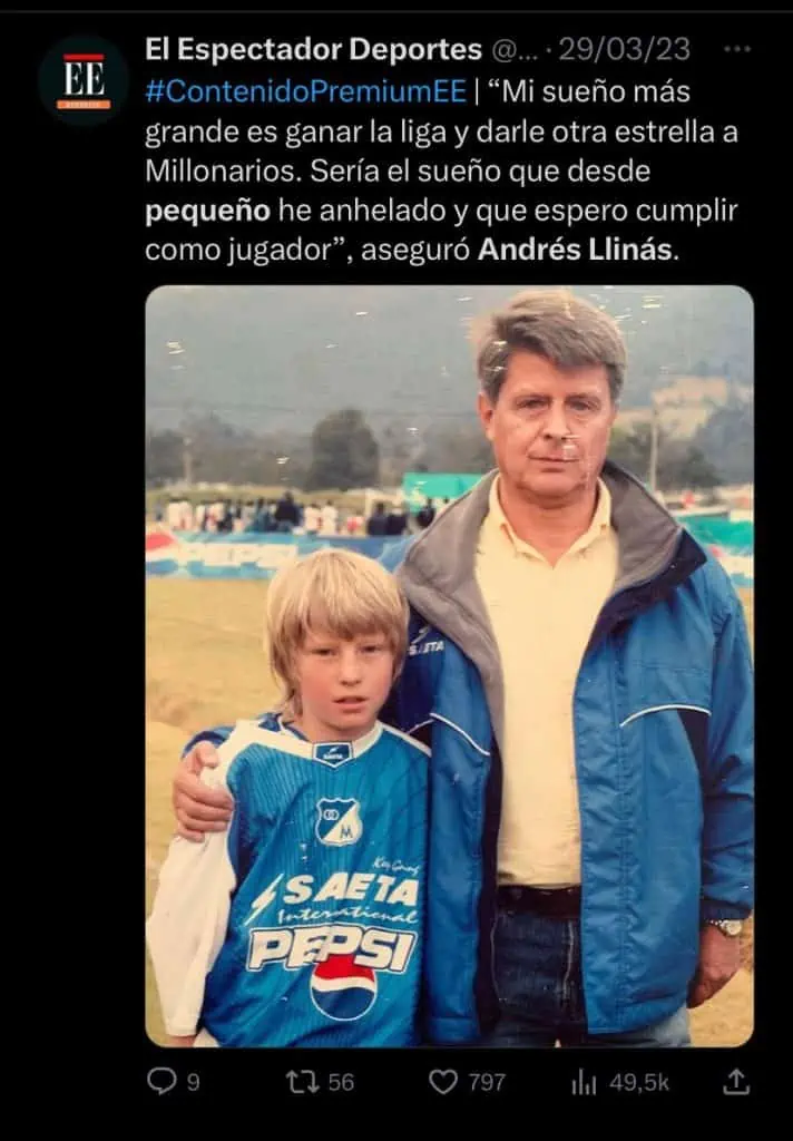 Millonarios es el nuevo campeón del fútbol profesional colombiano y se alista para La Libertadores Andrés Llinás empató el partido al minuto 70’