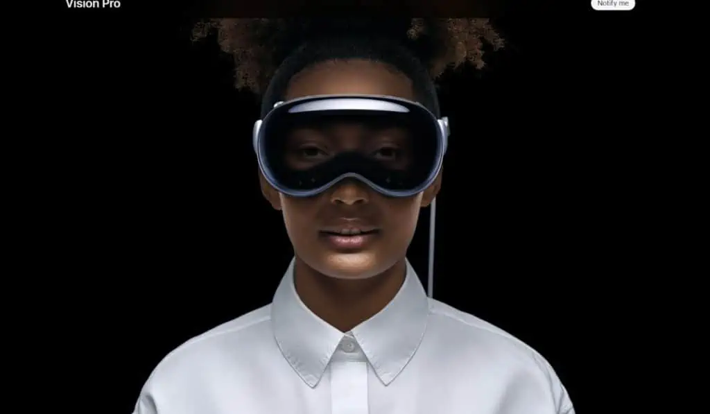 Apple Vision Pro: los lentes de realidad virtual de Apple para el metaverso Apple Vision Pro los nuevos lentes presentados por Apple para entrar en el mundo del metaverso.
