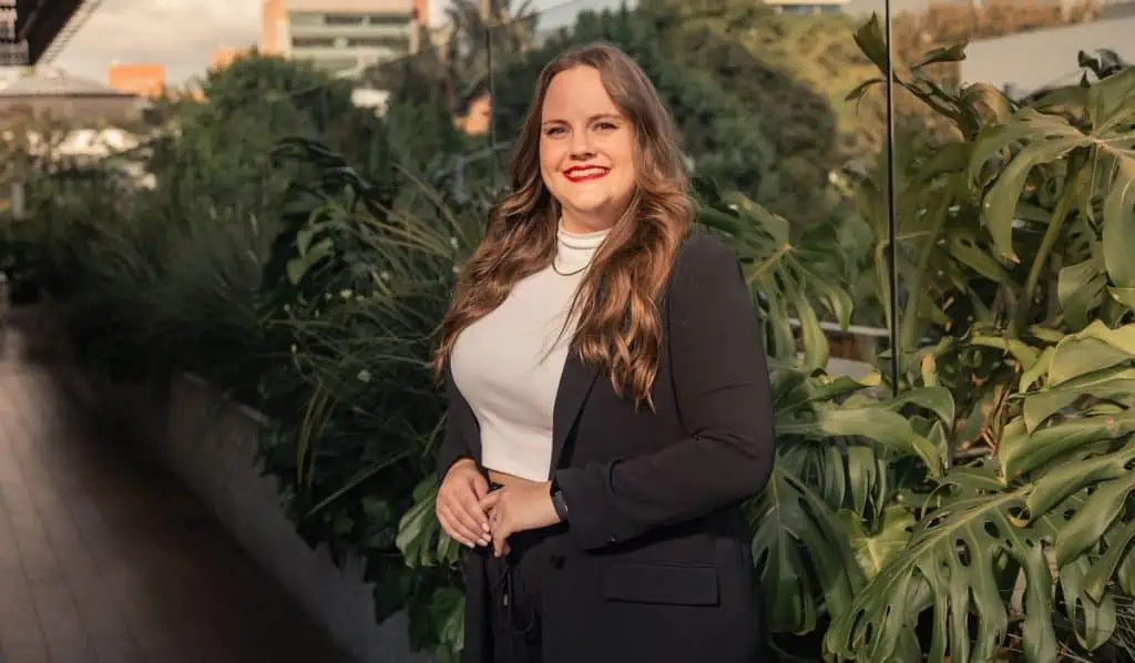 Fabricantes de calzado de Brasil buscan cerrar nuevos negocios en Colombia Carla Giordani analista de Promoción Comercial de Abicalzados