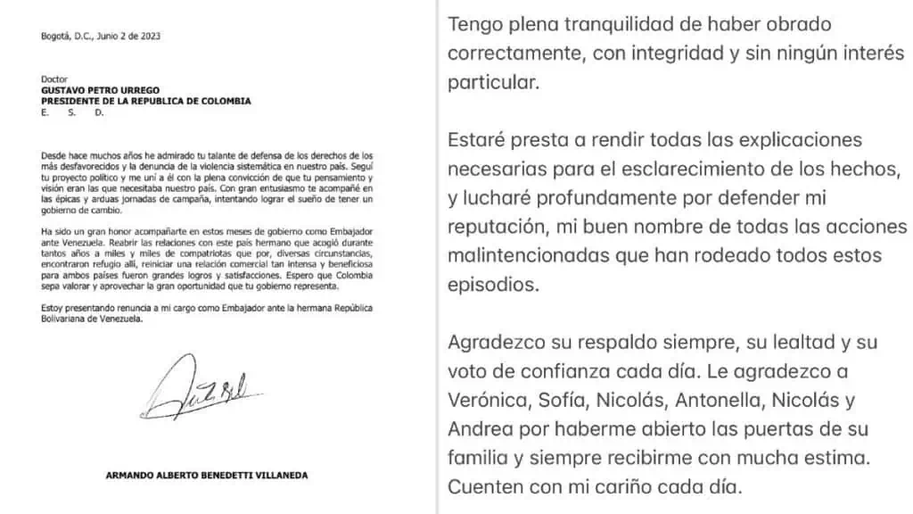 Así se conjugó la salida de Laura Sarabia y Armando Benedetti, la nueva crisis del Gobierno Petro Comunicados de Laura Sarabia y Armando Benedetti
