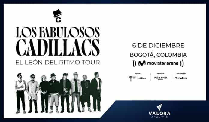 Concierto de Los Fabulosos Cadillacs en Colombia este 2023