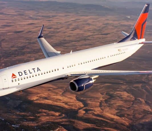 Avión de Delta Airlines