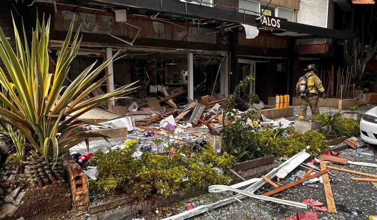 Esta es la explosión que se presentó en un barrió de Medellín.