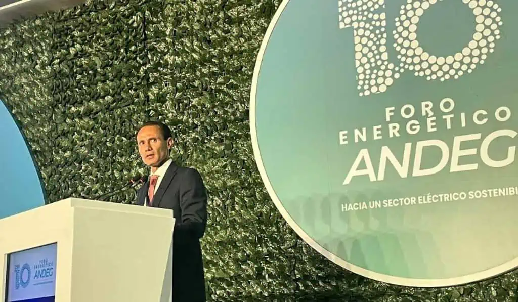 Térmicas invertirían $1,6 billones para enfrentar fenómeno de El Niño en Colombia Alejandro Castañadea, presidente de Andeg. Foto: Valora Analitik.