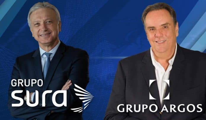 Gonzalo Pérez y Jorge Mario Velásquez, presidentes de Grupo Sura y Grupo Argos