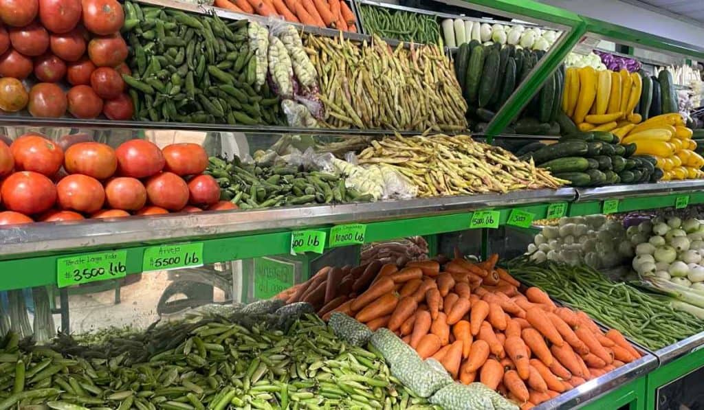 Precio de los alimentos en Colombia