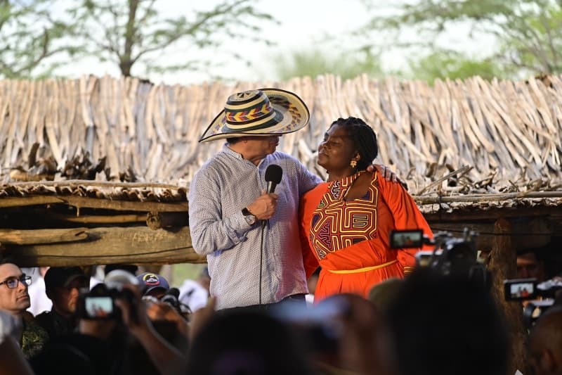 La vicepresidenta Francia Márquez se convirtió en la primera mujer afrodescendiente en ocupar el segundo cargo más importante del país. Foto: Presidencia