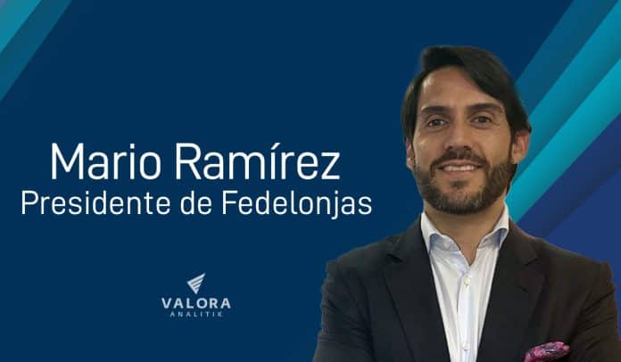 Mario Ramirez Mario Andrés Ramírez fue designado como nuevo presidente ejecutivo de la Federación Colombiana de Lonjas de Propiedad Raíz (Fedelonjas).